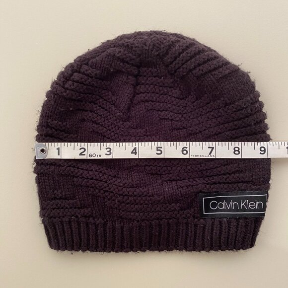 Calvin Klein Unisex Cable Knit Hat & Scarf Set - Picture 7 of 8